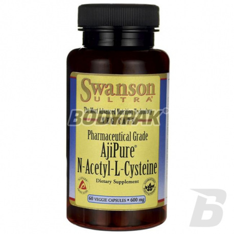 Swanson AjiPure N-Acetyl-L-Cysteine 600mg - 60 kaps.