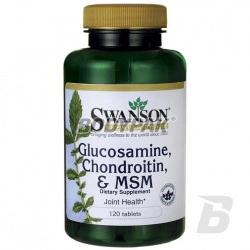 Swanson Glucosamine, Chondroitin & MSM - 120 tabl. 