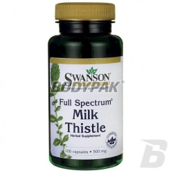 Swanson FS Milk Thistle 500mg - 100 kaps.