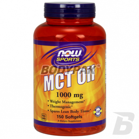 NOW Foods MCT Oil 1000mg - 150 kaps.