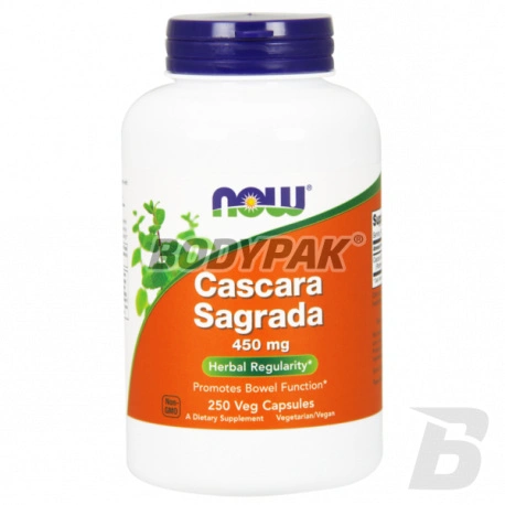 NOW Foods Cascara Sagrada 450mg - 250 kaps.