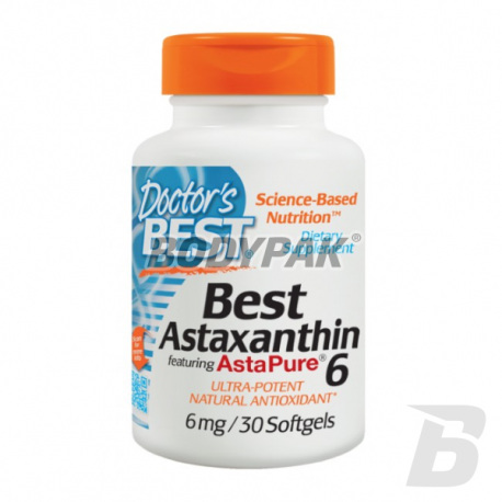 Doctor's Best Astaxanthin AstaPure 6mg - 30 kaps.
