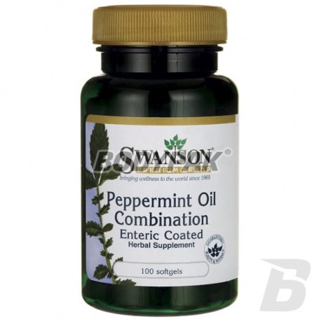 Swanson Peppermint Oil Combination 100 kaps.