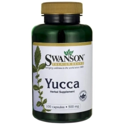 Swanson Yucca 500 mg - 100 kaps.  