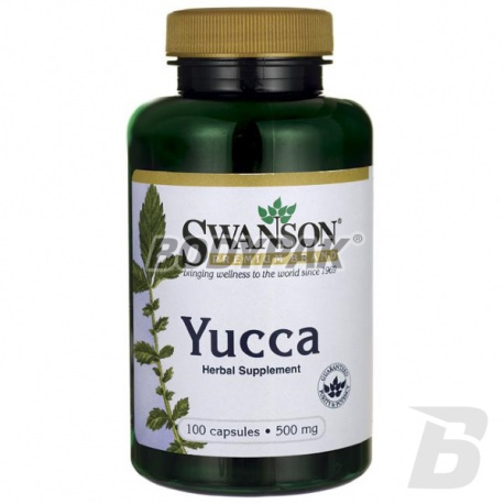 Swanson Yucca 500 mg - 100 kaps.  