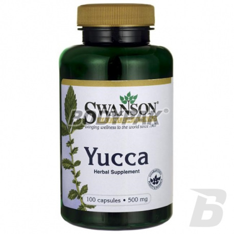 Swanson Yucca 500mg 100 kaps.