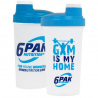 6PAK Nutrition Shaker Gym Is My Home White - 700 ml