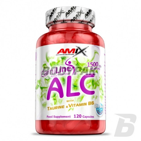 Amix ALC with Taurine & Vitamin B6 - 120 kaps.