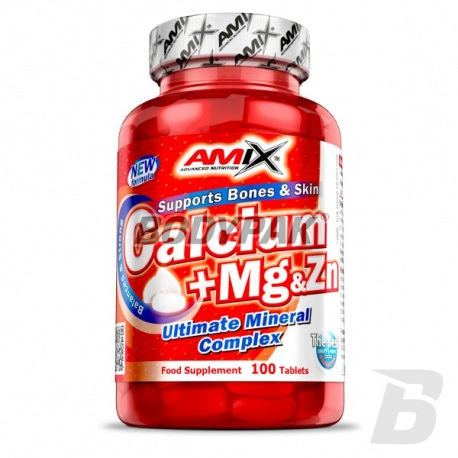 Amix Calcium + Mg + Zn - 100 tabl.
