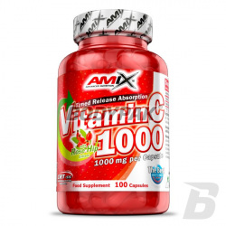 Amix Vitamin C 1000mg with Rose Hip - 100 kaps.