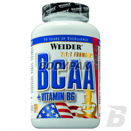 Weider BCAA + Vitamin B6 - 130 tabl.