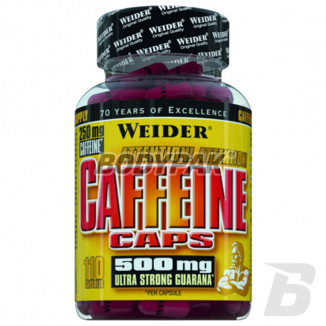Weider Caffeine Caps - 110 kaps.