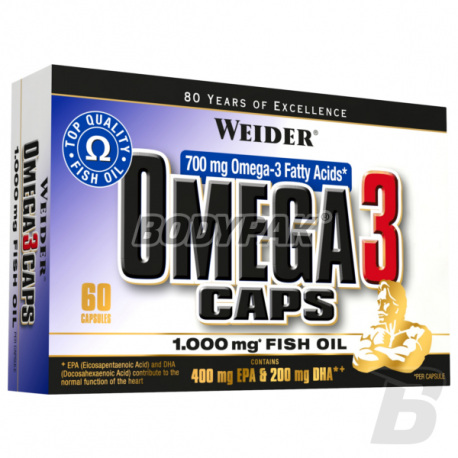 Weider Omega 3 Caps - 60 kaps.