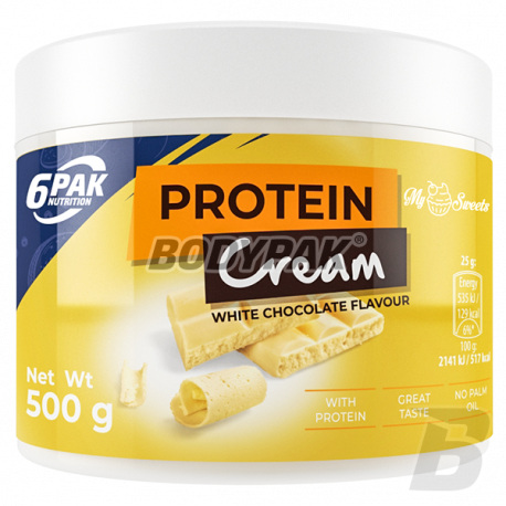 6PAK Nutrition Protein Cream - 500g - smak białej czekolady