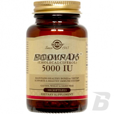 Solgar Vitamin D3 5000IU - 100 kaps.