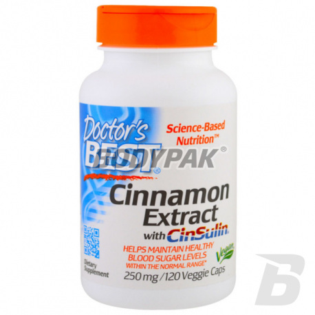 Doctor's Best Cinnamon Extract 250mg - 120 kaps.