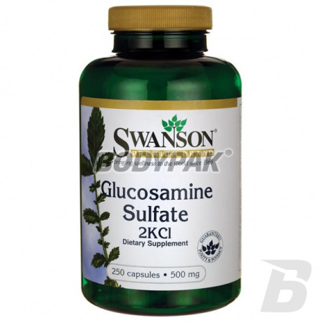 Swanson Siarczan Glukozaminy 2KCl 500mg - 250 kaps.