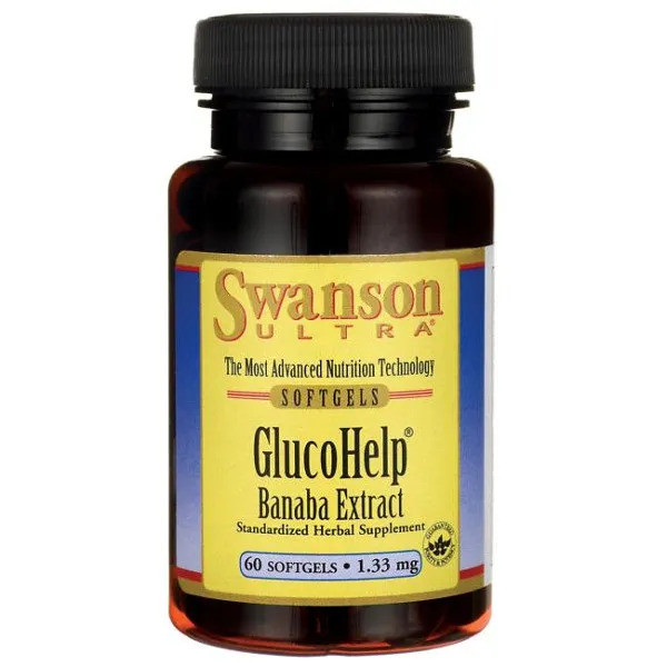 Swanson GlucoHelp - 60 kaps.