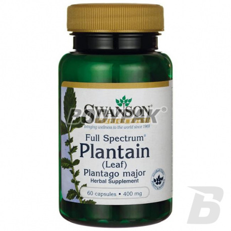 Swanson FS Plantain - 60 kaps.