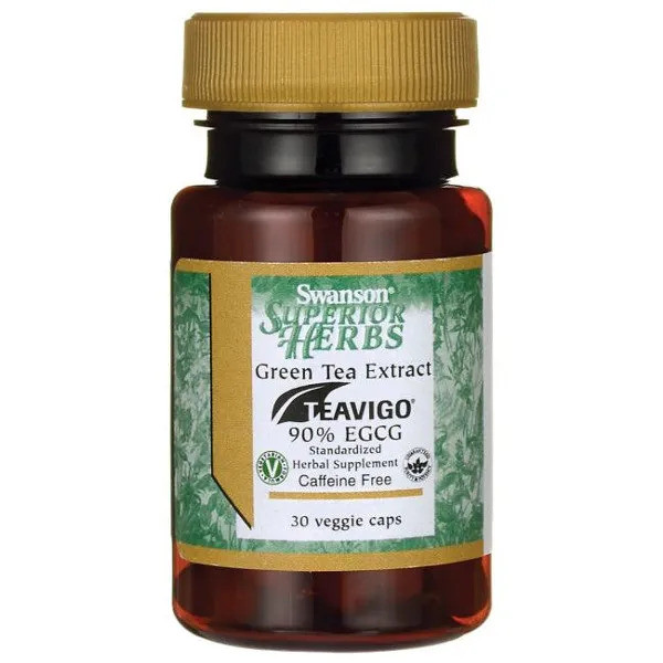 Swanson Teavigo Green Tea Extract 90% EGCG - 30 kaps.