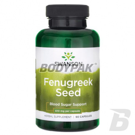 Swanson Fenugreek Seed (Nasiona kozieradki) 610mg - 90 kaps.