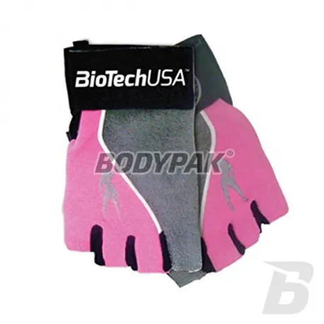BioTech Rękawice Treningowe Lady 2 [Grey-Pink]- 1 komplet