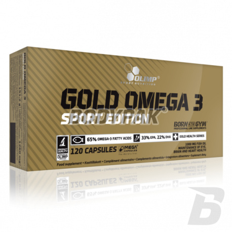 Olimp Gold Omega 3 Sport Edition - 120 kaps.