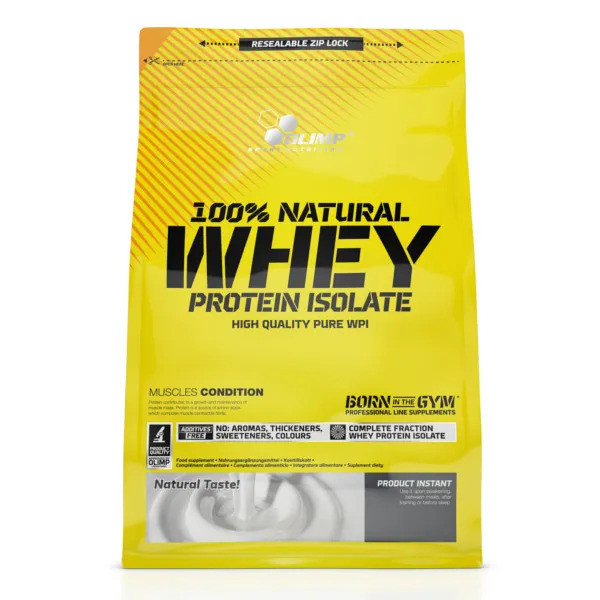 Olimp 100% Natural Whey Protein Isolate - 600g