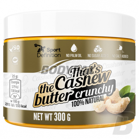 Sport Definition That’s the Cashew Butter Crunchy - 300g
