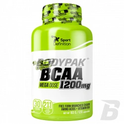 Sport Definition BCAA MEGA DOSE 1200mg - 120 kaps.
