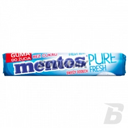 Mentos Pure Fresh Freshmint Sugarfree Gumy do żucia o smaku miętowym bez dodatku cukru- 15,5g