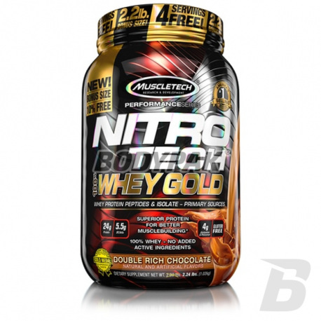 MuscleTech Nitro-Tech 100% Whey GOLD - 2,72g
