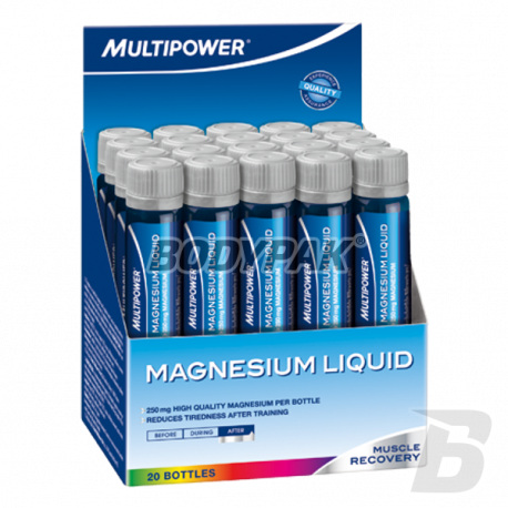Multipower Magnesium Liquid 250mg - 20 fiolek