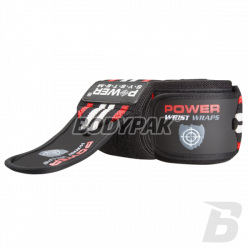 Power System Usztywniacze na nadgarstki Wrist Wraps 3500 RED - 1 para