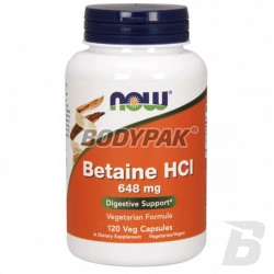 NOW Foods Betaine HCL - 120 kaps.