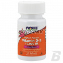 NOW Foods Vitamin D-3 1000 IU - 180 kaps.