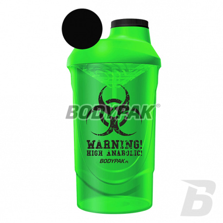 BODYPAK Shaker green WARNING 700ml