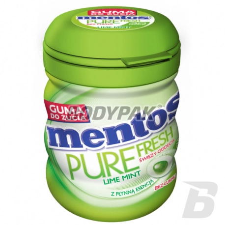 Mentos Pure Fresh Lime Mint Bottle Sugarfree - 60g