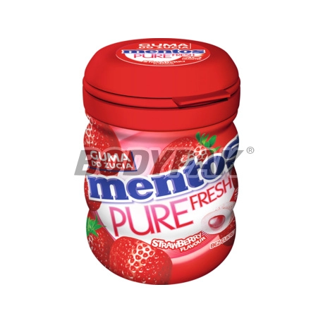 Mentos Pure Fresh Strawberry Bottle Sugarfree - 60g