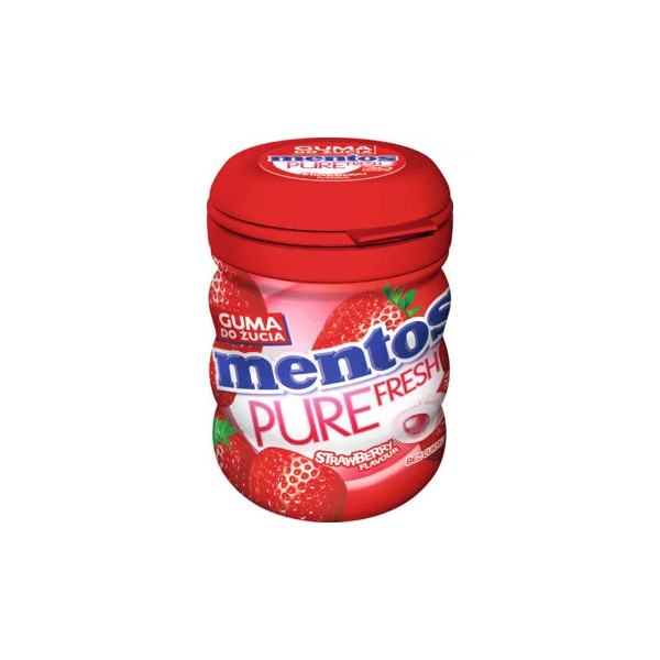 Mentos Pure Fresh Strawberry Bottle Sugarfree - 60g