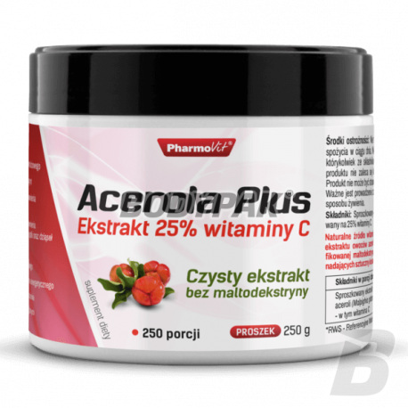 Pharmovit Acerola Plus Ekstrakt 25% Witaminy C - 250 g