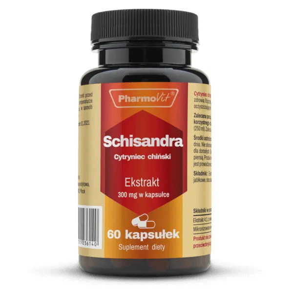 Pharmovit Schisandra 4:1 Cytryniec Chiński 300 mg - 60 kaps.
