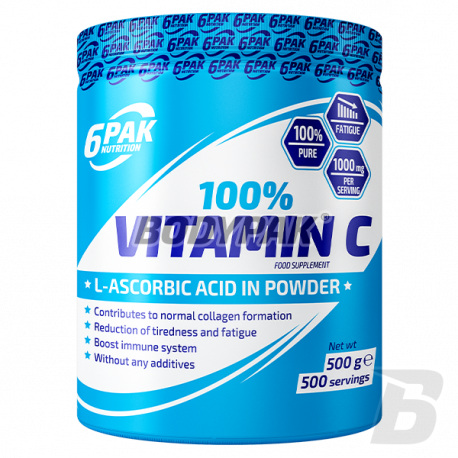 6PAK Nutrition Vitamin C - 500g