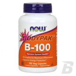NOW Foods Vitamin B-100 - 100 kaps.