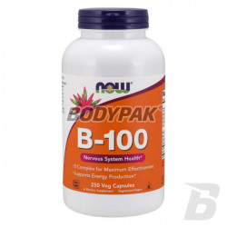 NOW Foods Vitamin B-100 - 100 kaps.