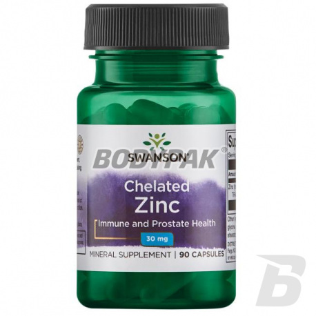 Swanson Chelated Zinc 30 mg - 90 kaps.