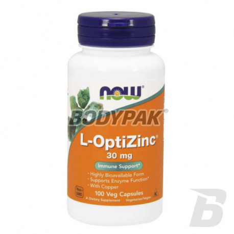 NOW Foods L-OptiZinc® 30 mg - 100 kaps.