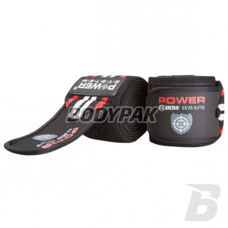 Power System Knee Wraps 3700 [Red] - 1 komplet