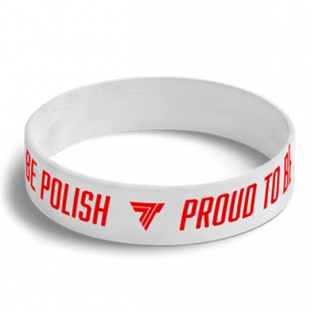 Trec Wristband 066 Opaska Silikonowa PROUD TO BE POLISH White - 1 szt.