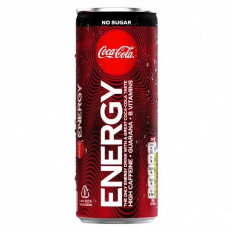 Coca Cola Energy No Sugar - 250 ml